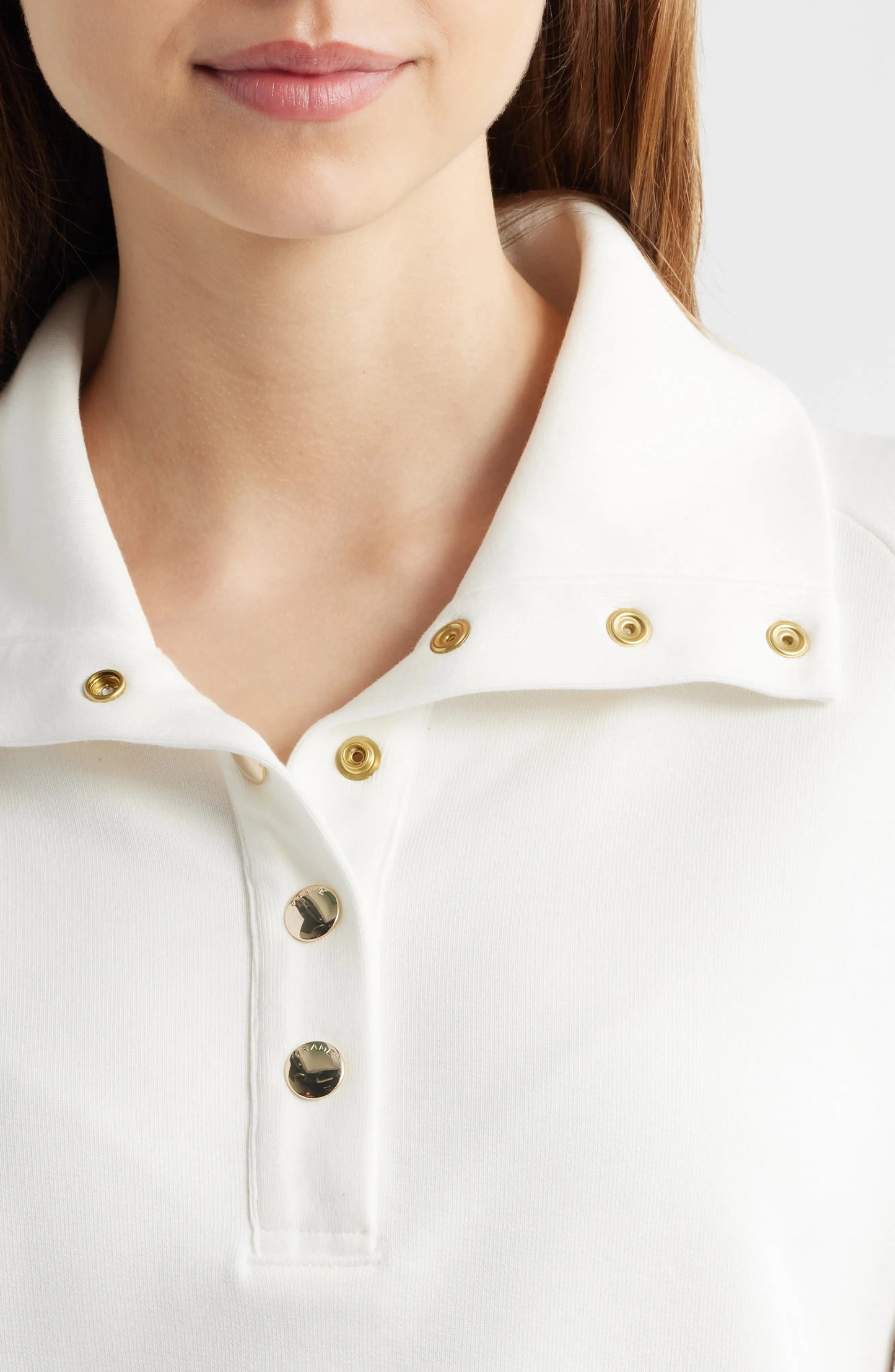 FRAME - The Coach Sweatshirt - Cream