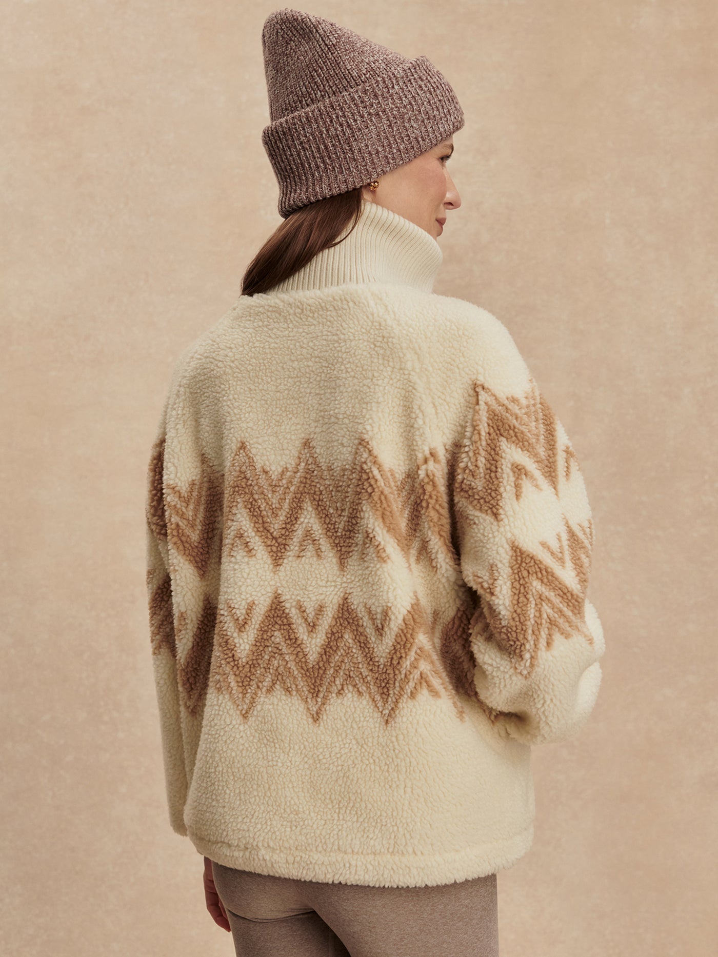 Varley - Hendrik Half-Zip Sherpa - Egret