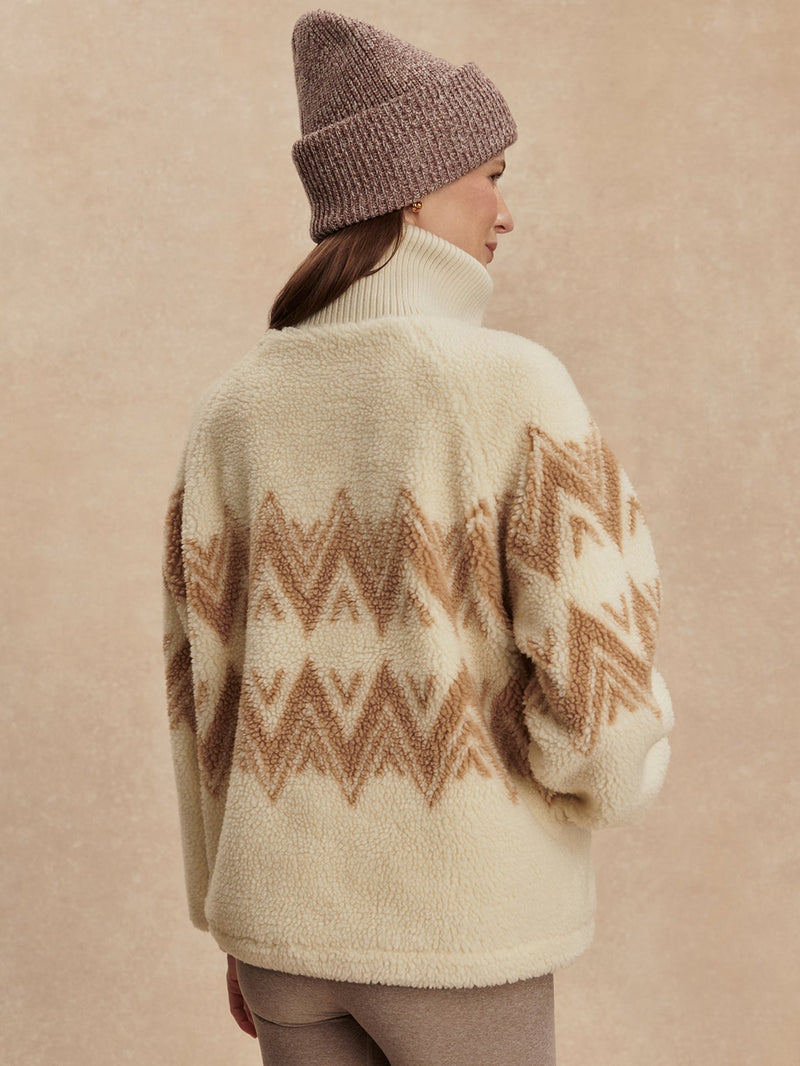 Varley - Hendrik Half-Zip Sherpa - Egret