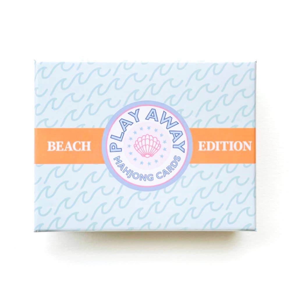 Play Away Cards - Play Away Mahjong - Beach Playing Card Deck