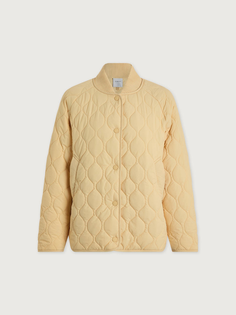 Varley - Luca Quilted Jacket - Reed Yellow
