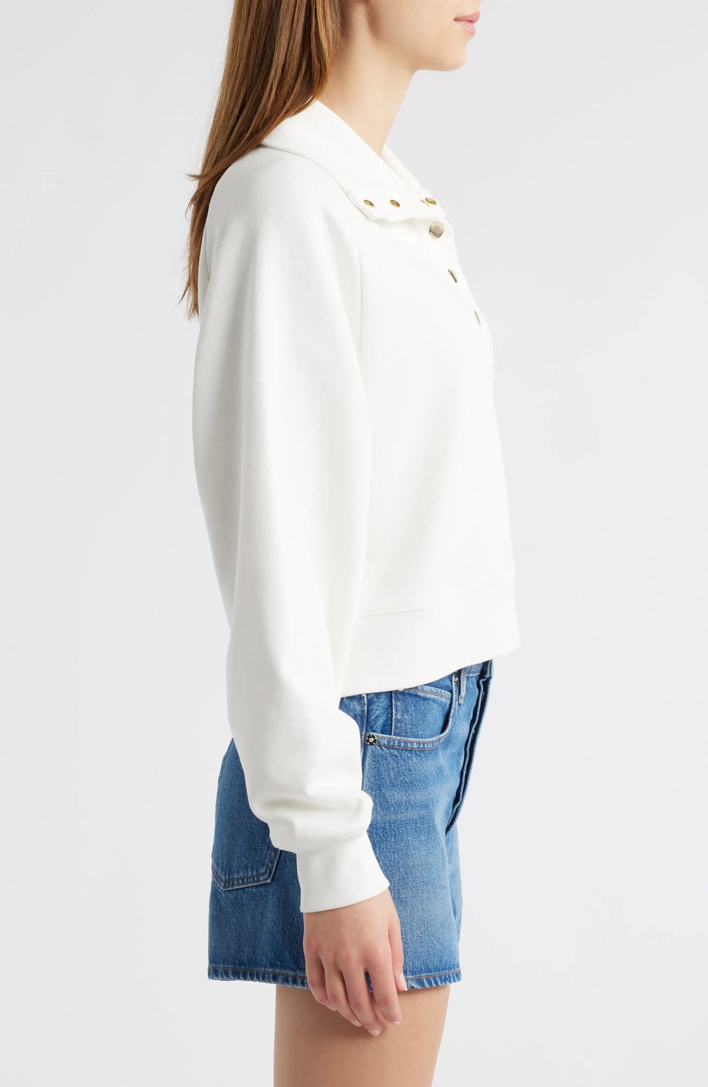 FRAME - The Coach Sweatshirt - Cream