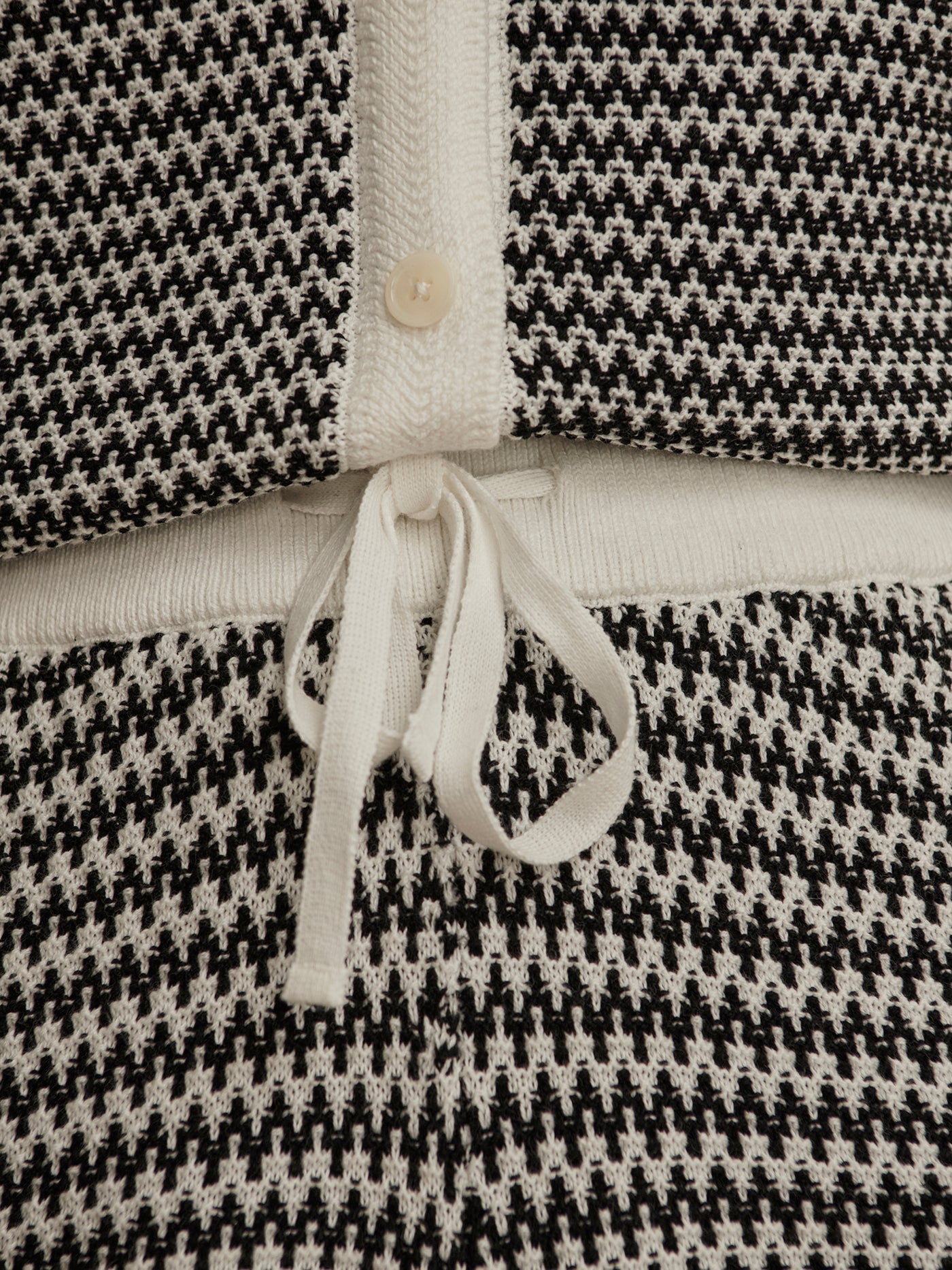 Varley - Villiers Knit Short - Snow White/ Black