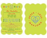 Peace Love Mahjong - Mahjong Tile Shufflers - Set of 2