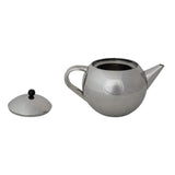 Stainless Steel Teapot w/ Black Knob