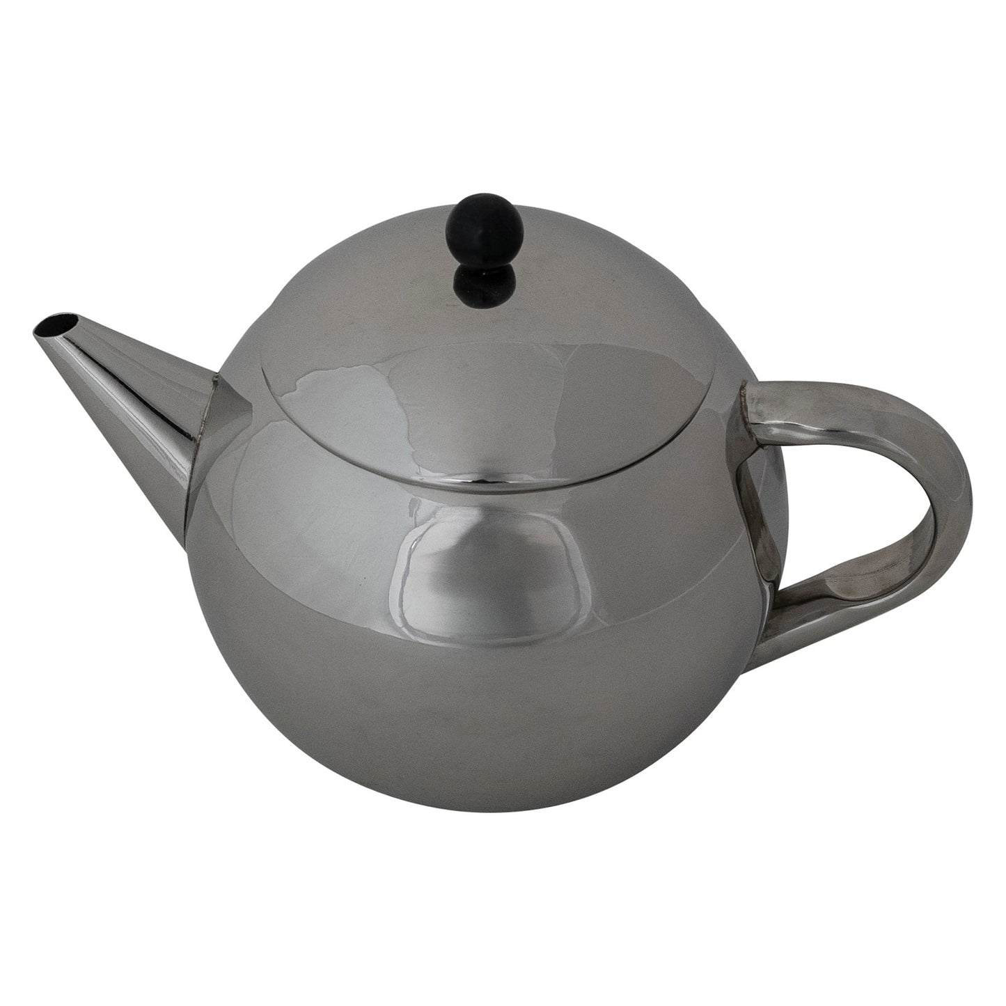 Stainless Steel Teapot w/ Black Knob