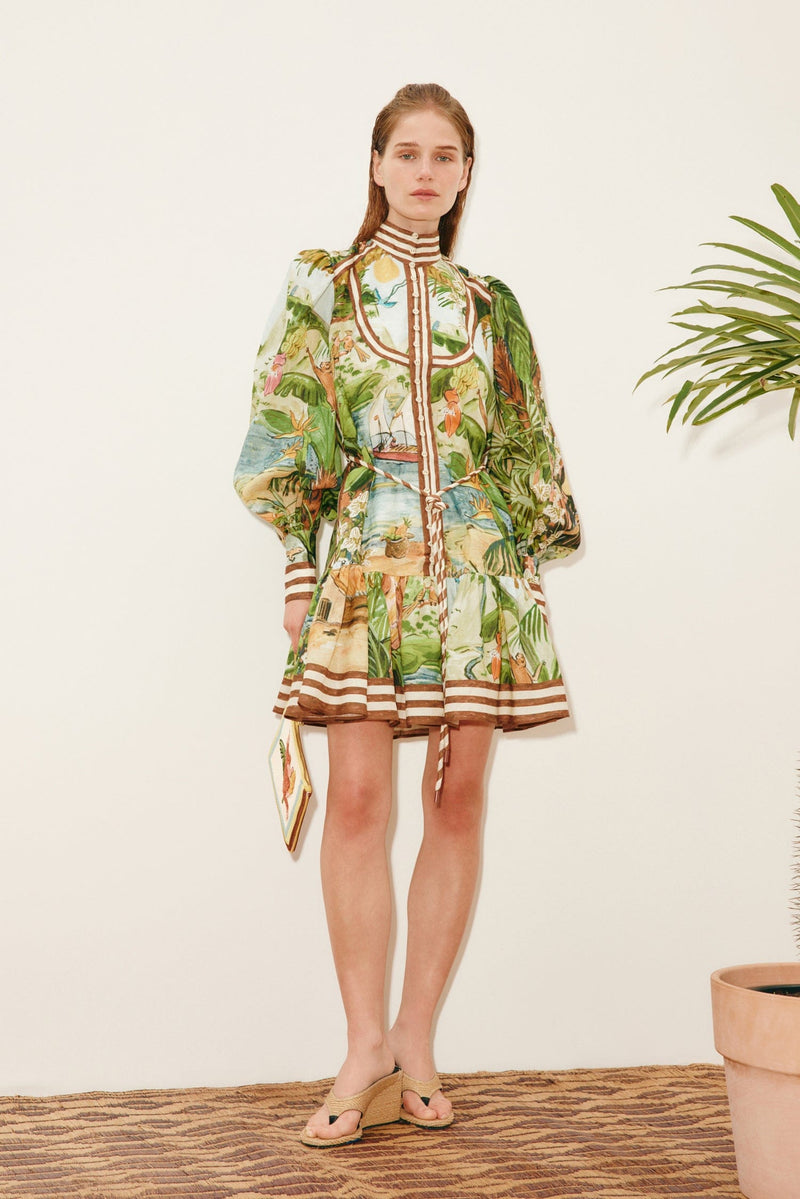 ALEMAIS - Toucan Tango Mini Dress - Multi