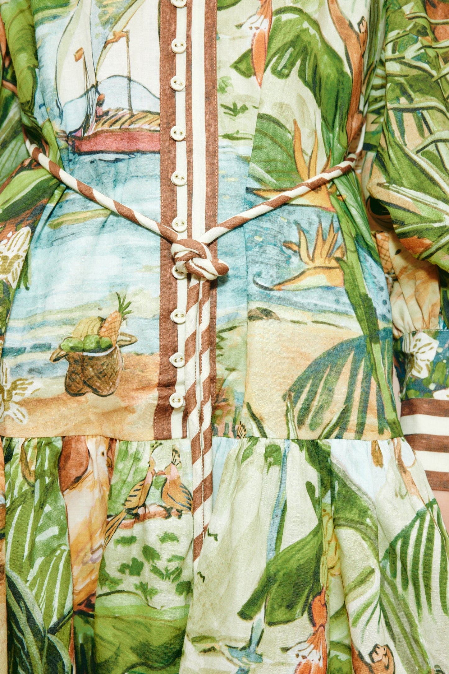 ALEMAIS - Toucan Tango Mini Dress - Multi