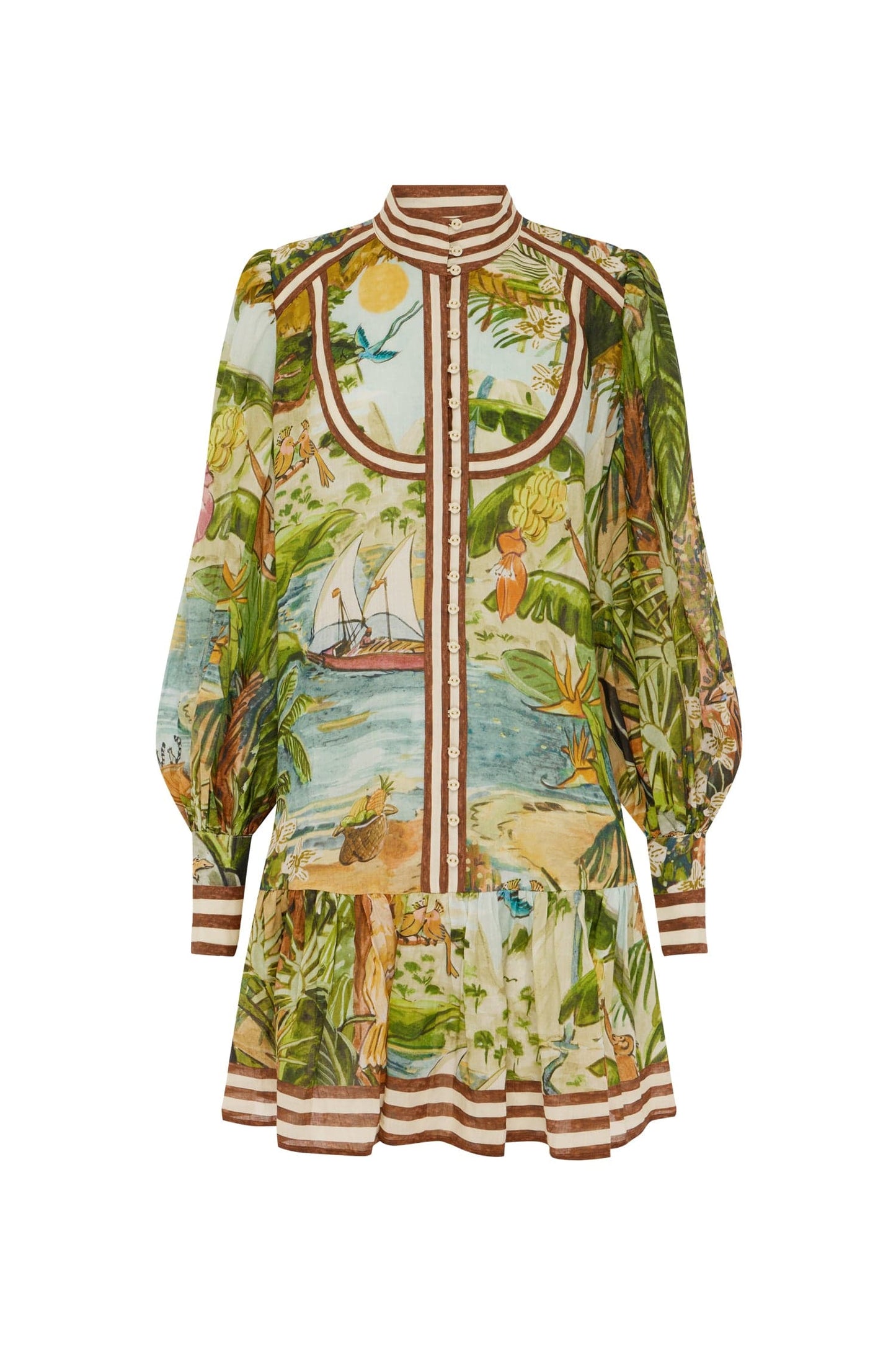 ALEMAIS - Toucan Tango Mini Dress - Multi