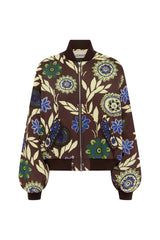 ALEMAIS - Jasper Bomber Jacket - Chocolate