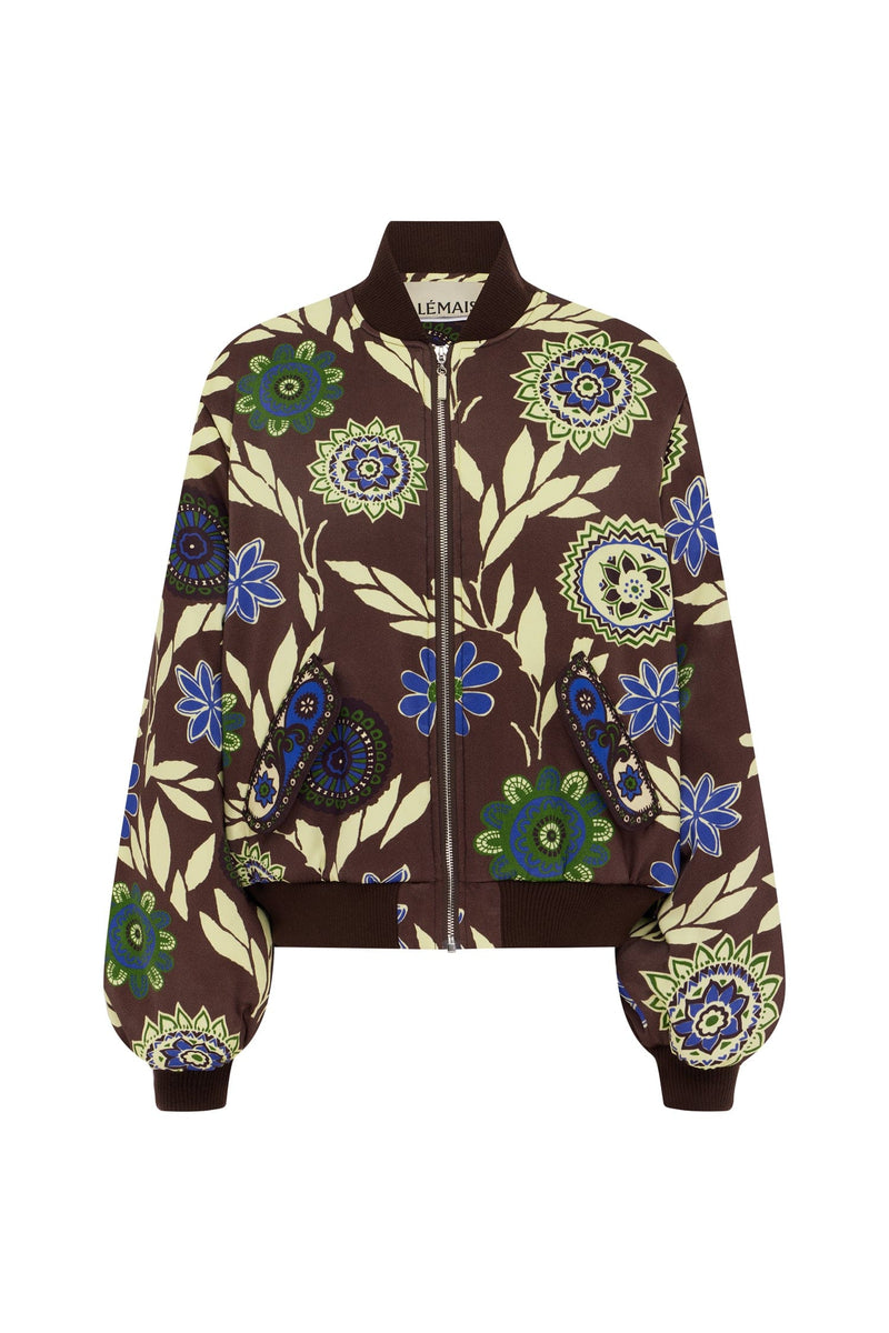 ALEMAIS - Jasper Bomber Jacket - Chocolate