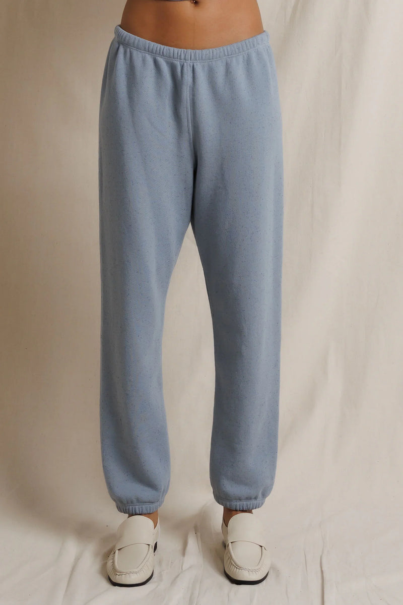 Johnny Speckled French Terry Sweatpant - Turbulence
