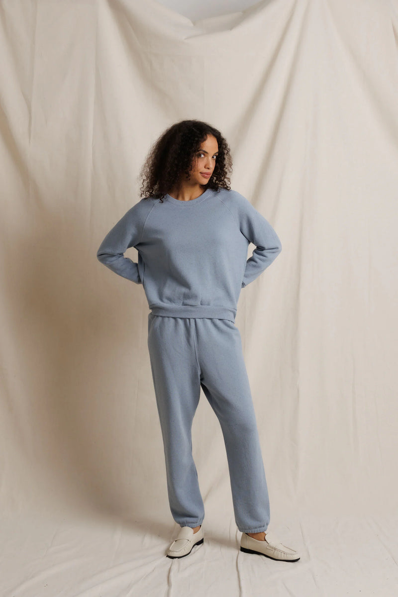 Johnny Speckled French Terry Sweatpant - Turbulence