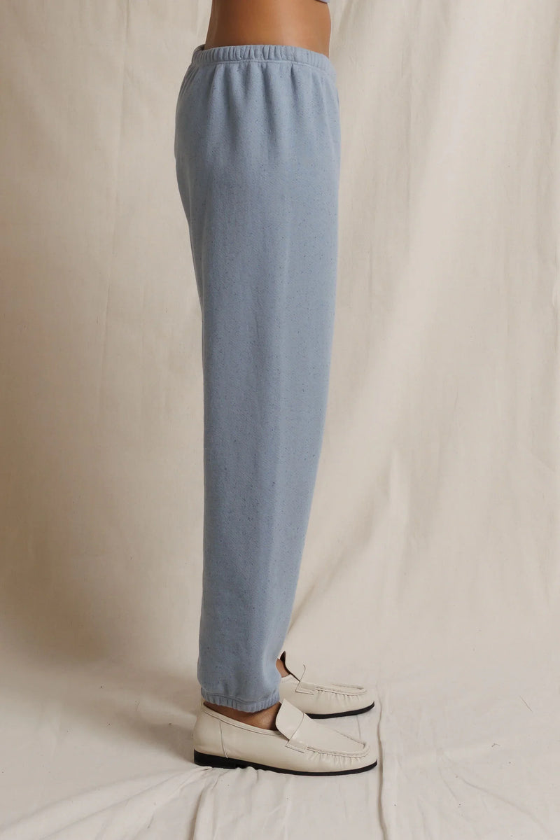 Johnny Speckled French Terry Sweatpant - Turbulence