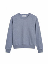 Alexi Speckled Long Sleeve Crewneck Sweatshirt - Turbulence