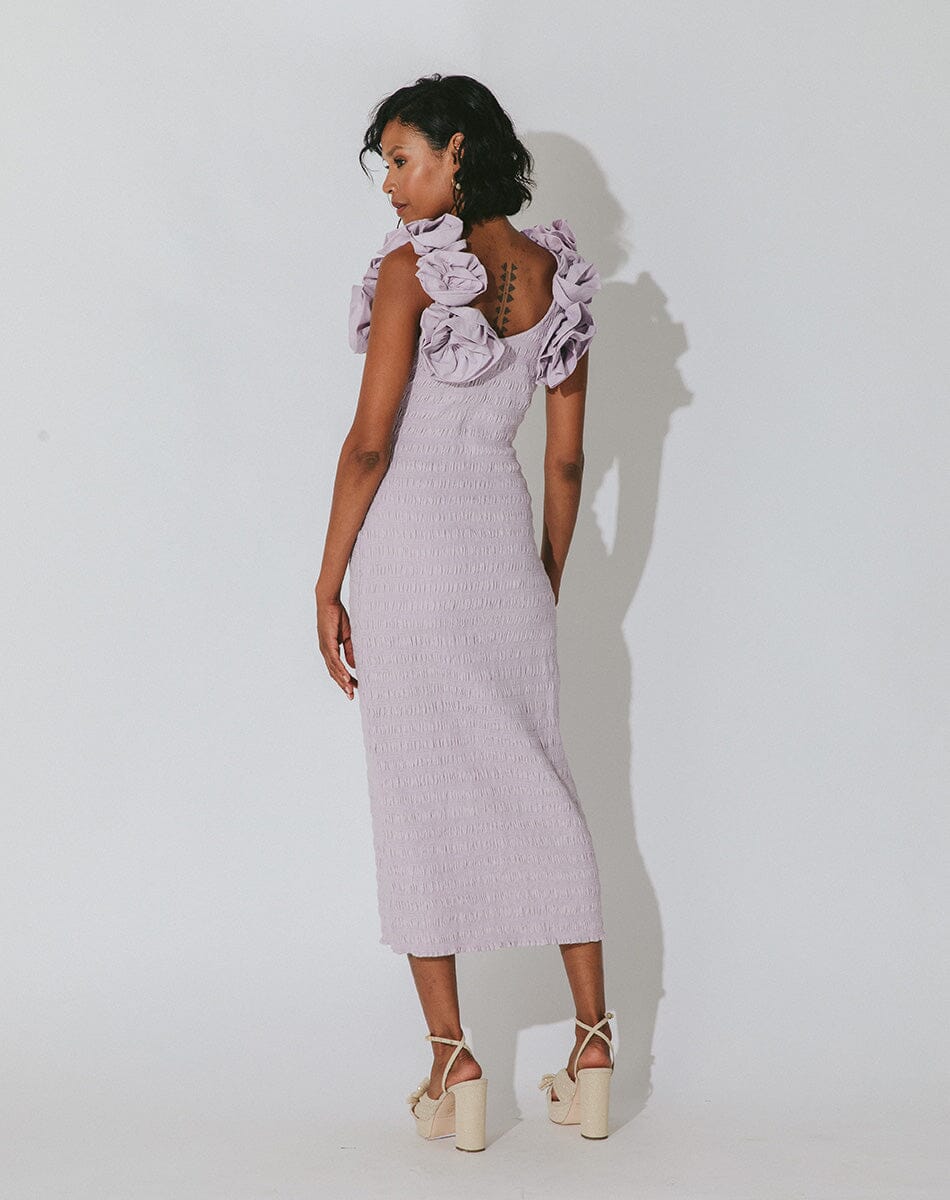 Antoinette Midi Dress, Lilac