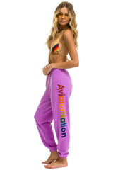 Aviator Nation - Women's Sweatpants - Neon Purple
