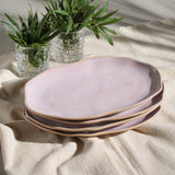 Shallow Bio Oval Platter Medium Set of 4
