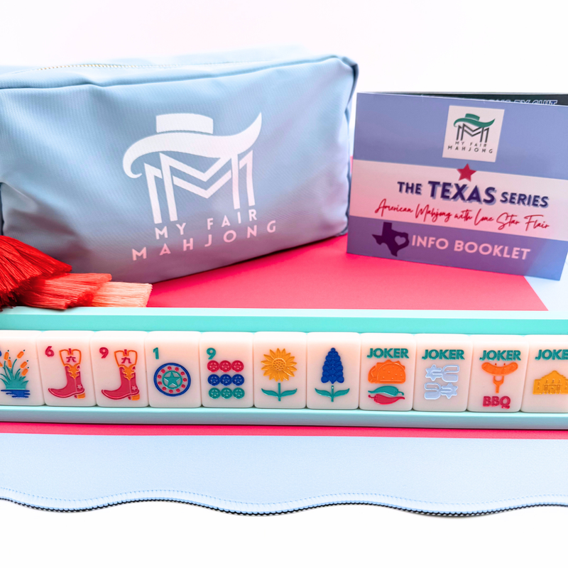 My Fair Mahjong - THE TEXAS SERIES | American Mahjong with Lone Star Flair | Colorful Unique Tiles