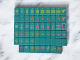 Peace Love Mahjong - OG Mahj Tiles - Totally Teal
