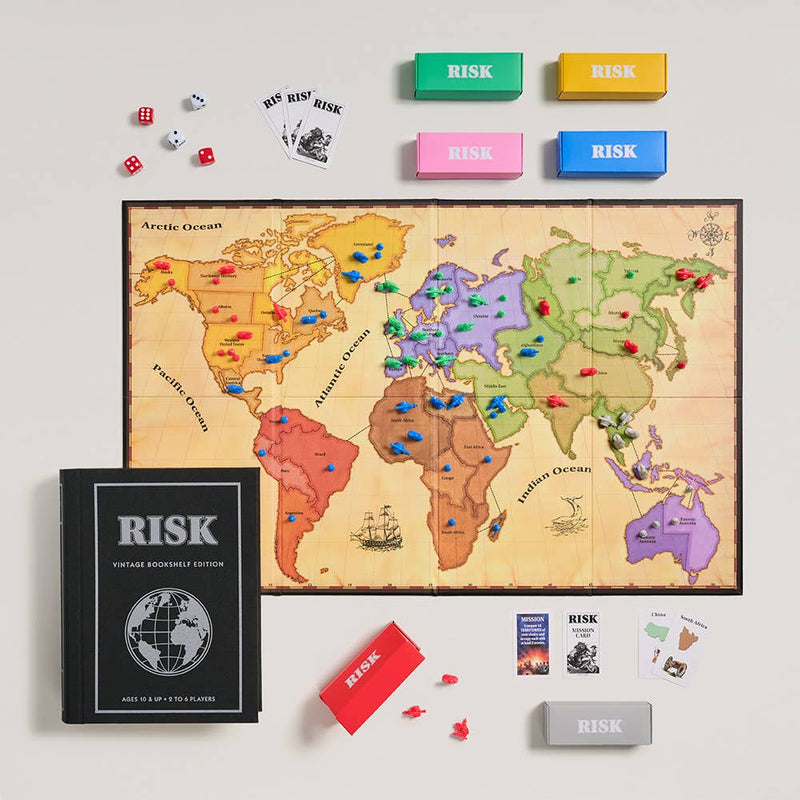 WS Game Company - Risk Vintage Bookshelf Edition