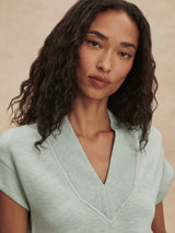 Varley - Gracee V Neck Tank - Mint Green Marl