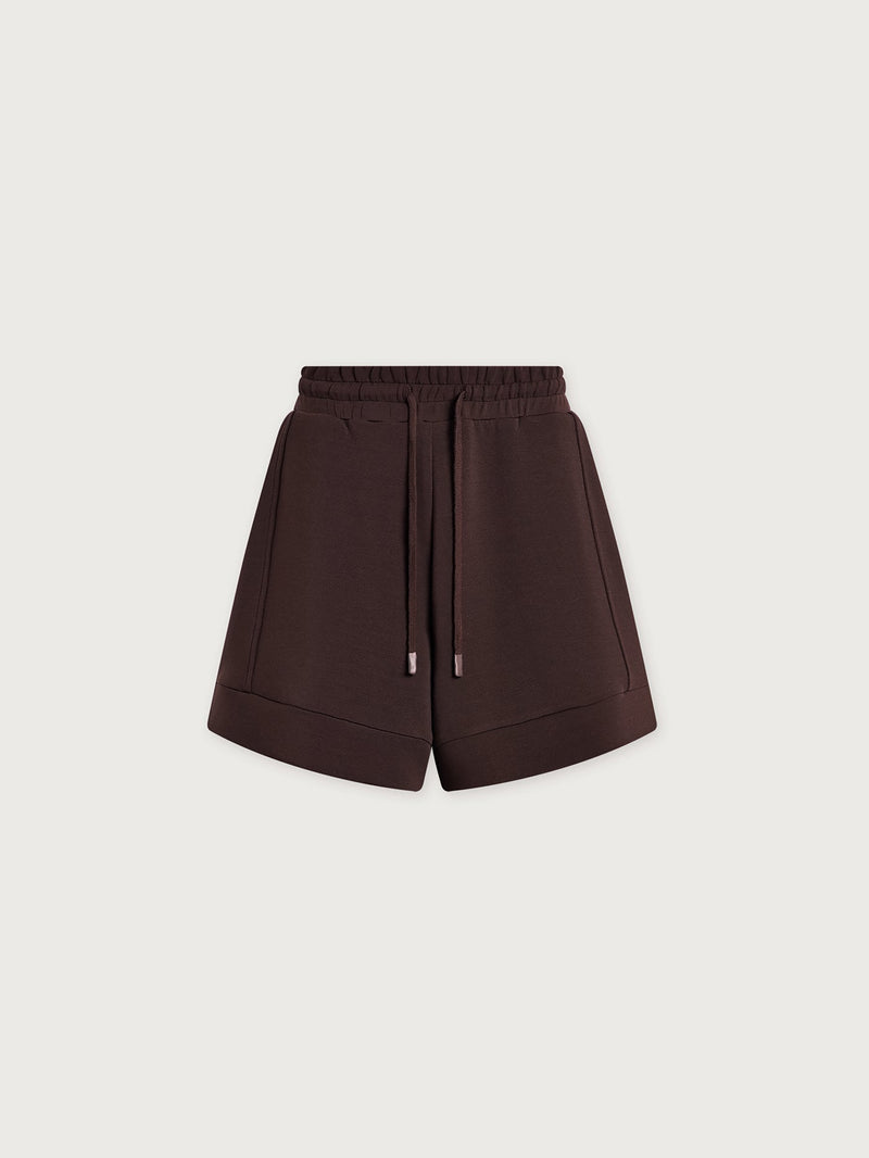 Varley - Atrium High Rise Short 4.5 - Coffee Bean