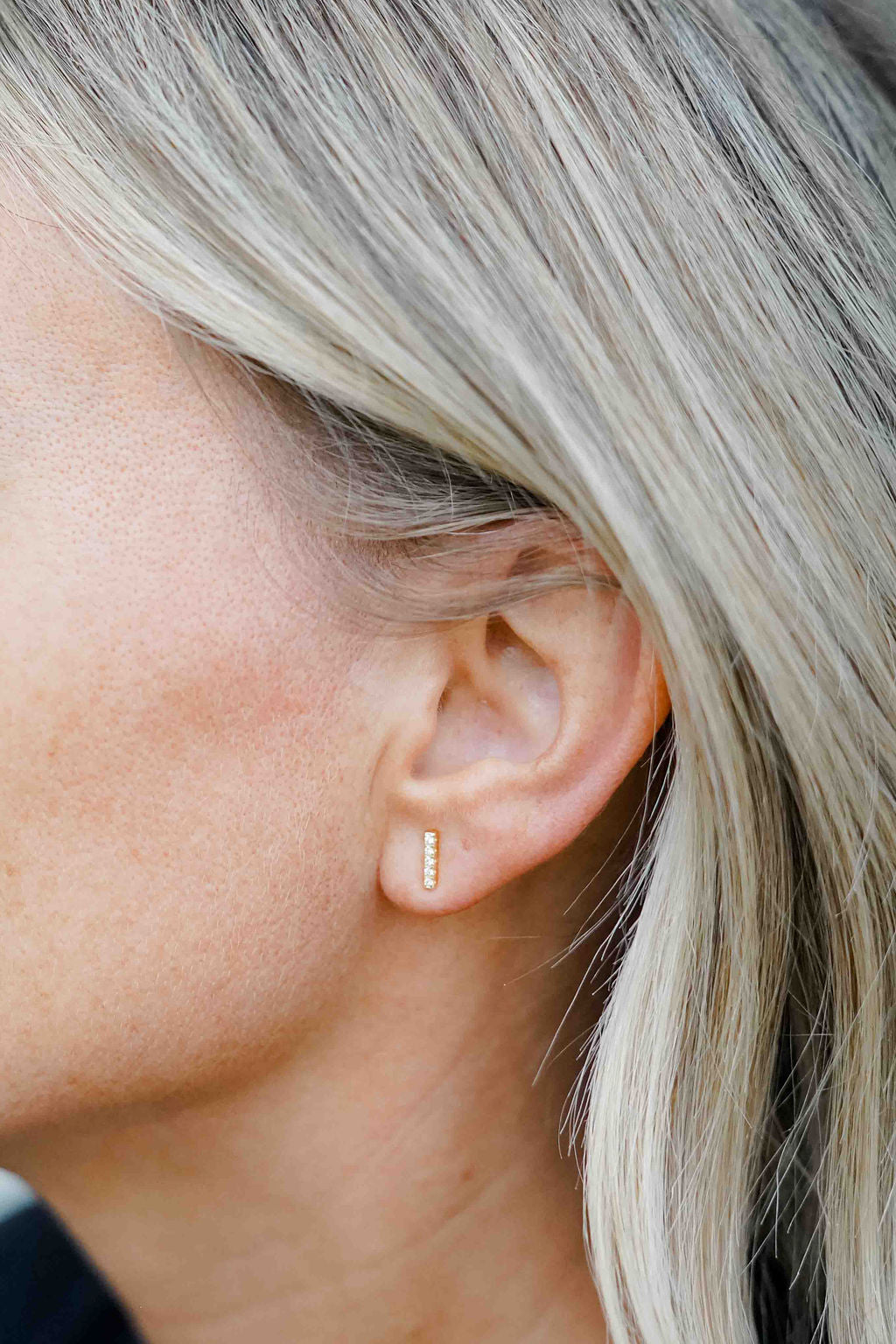 Bowery Bar Stud Earrings