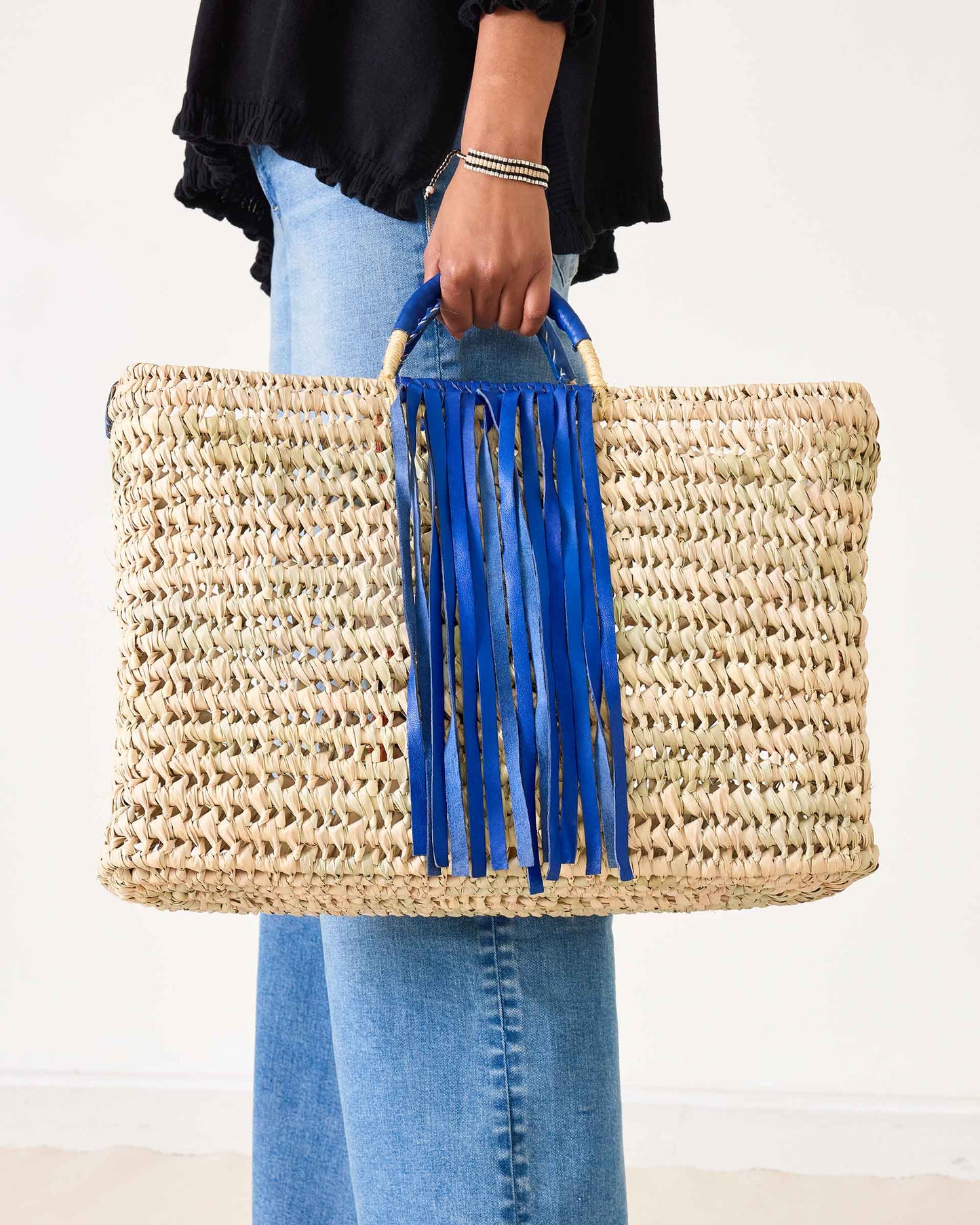 Bazaar Basket Large - Comporta Blue