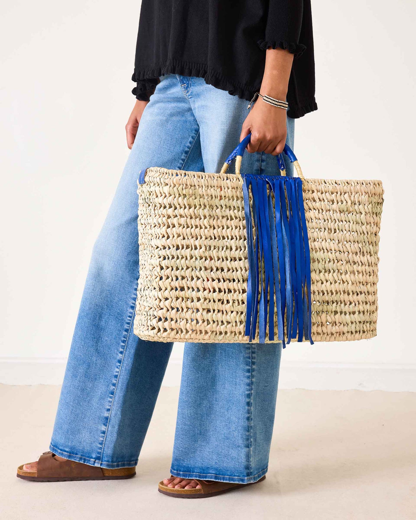 Bazaar Basket Large - Comporta Blue