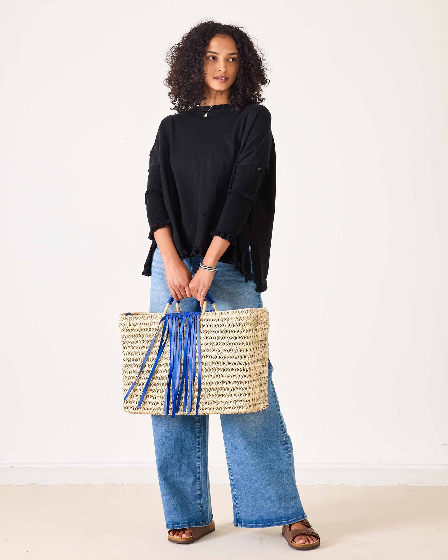 Bazaar Basket Large - Comporta Blue