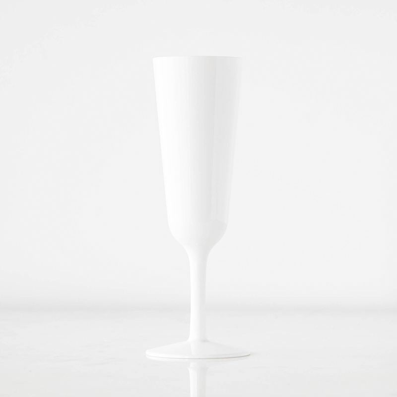 Unbreakable Champagne Glass - White