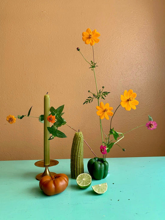 Beeswax Bell Pepper Candle