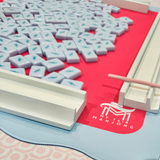 My Fair Mahjong - MAHJONG MAT  |  Color Wave  |  31" x 31"