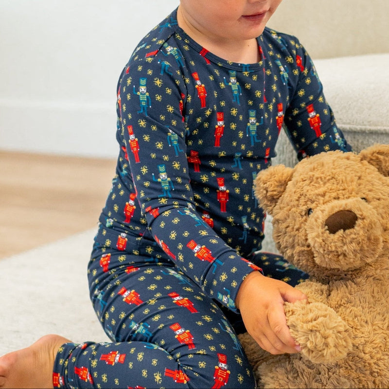 Navy Nutcracker Big Kid Pajama