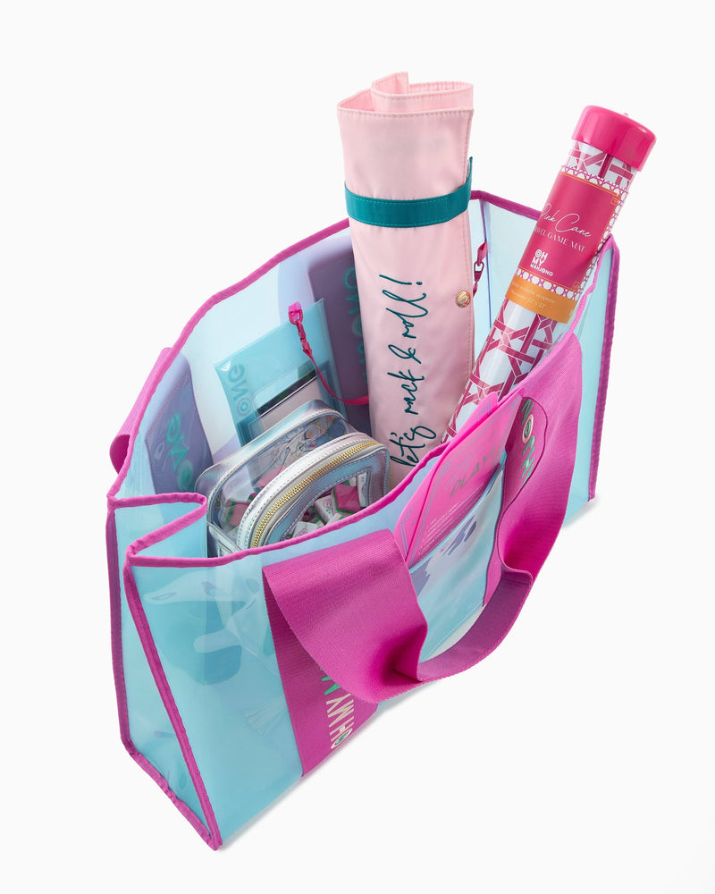 Oh My Mahjong - Blue Beach Bag