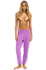 Aviator Nation - Bolt Sweatpants - Neon Purple//Neon Pink