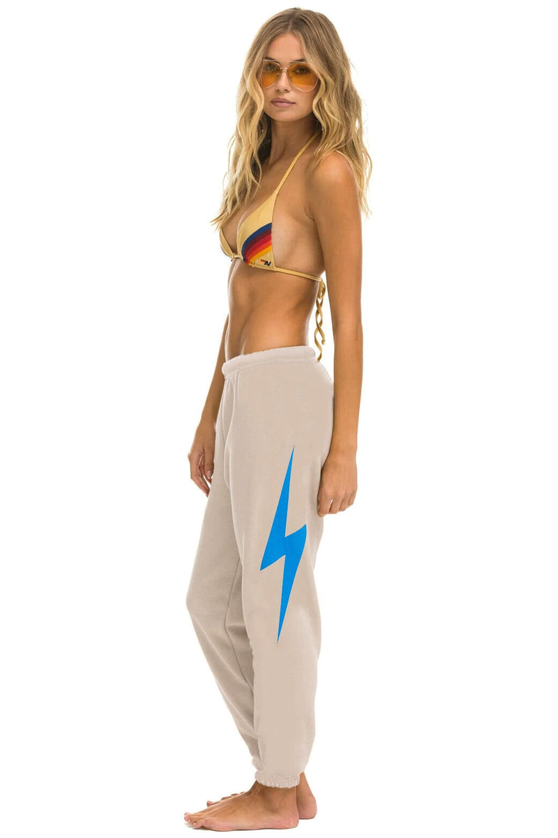 Aviator Nation - Bolt Sweatpants - Sand // Blue