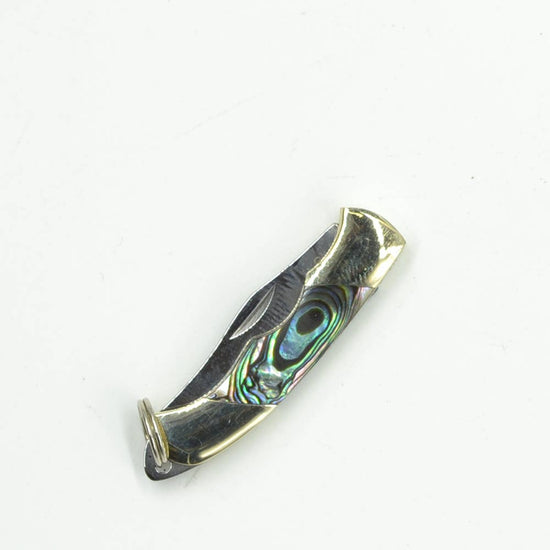Load image into Gallery viewer, Mini Inlay Folding Knife, Mother of Pearls
