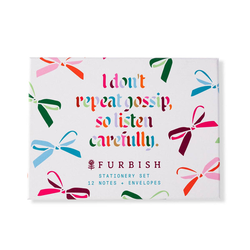 Furbish Studio - Gossip Stationery - Set of 12