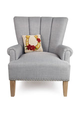 Gold Horseshoe w/ Flowers Hook Pillow