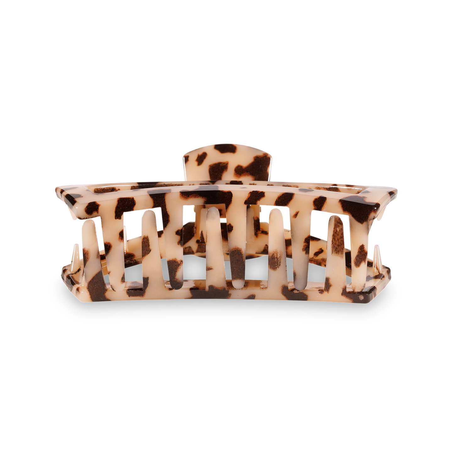 TELETIES - Open Hair Clip - Medium - Blonde Tortoise
