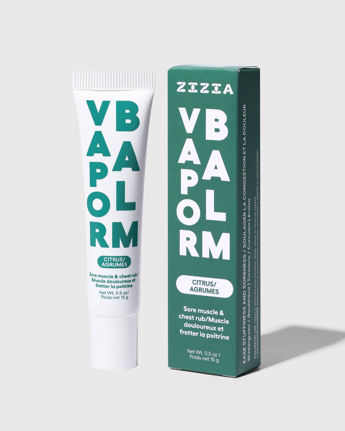 Zizia Botanicals - Vapor Balm Tube-Arnica Sore Muscle and Chest Rub