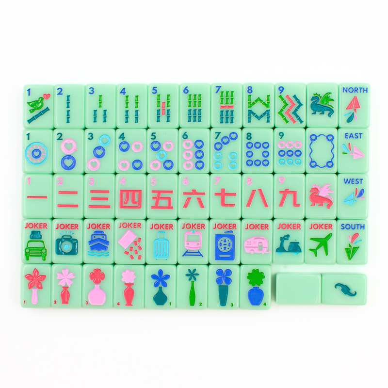 My Fair Mahjong - Mini Anywhere Travel Mahjong Series - Green