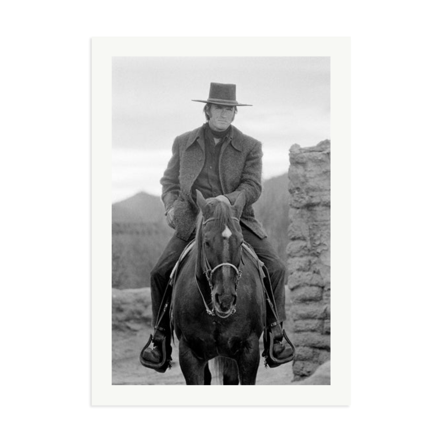 Clint Eastwood On Horse