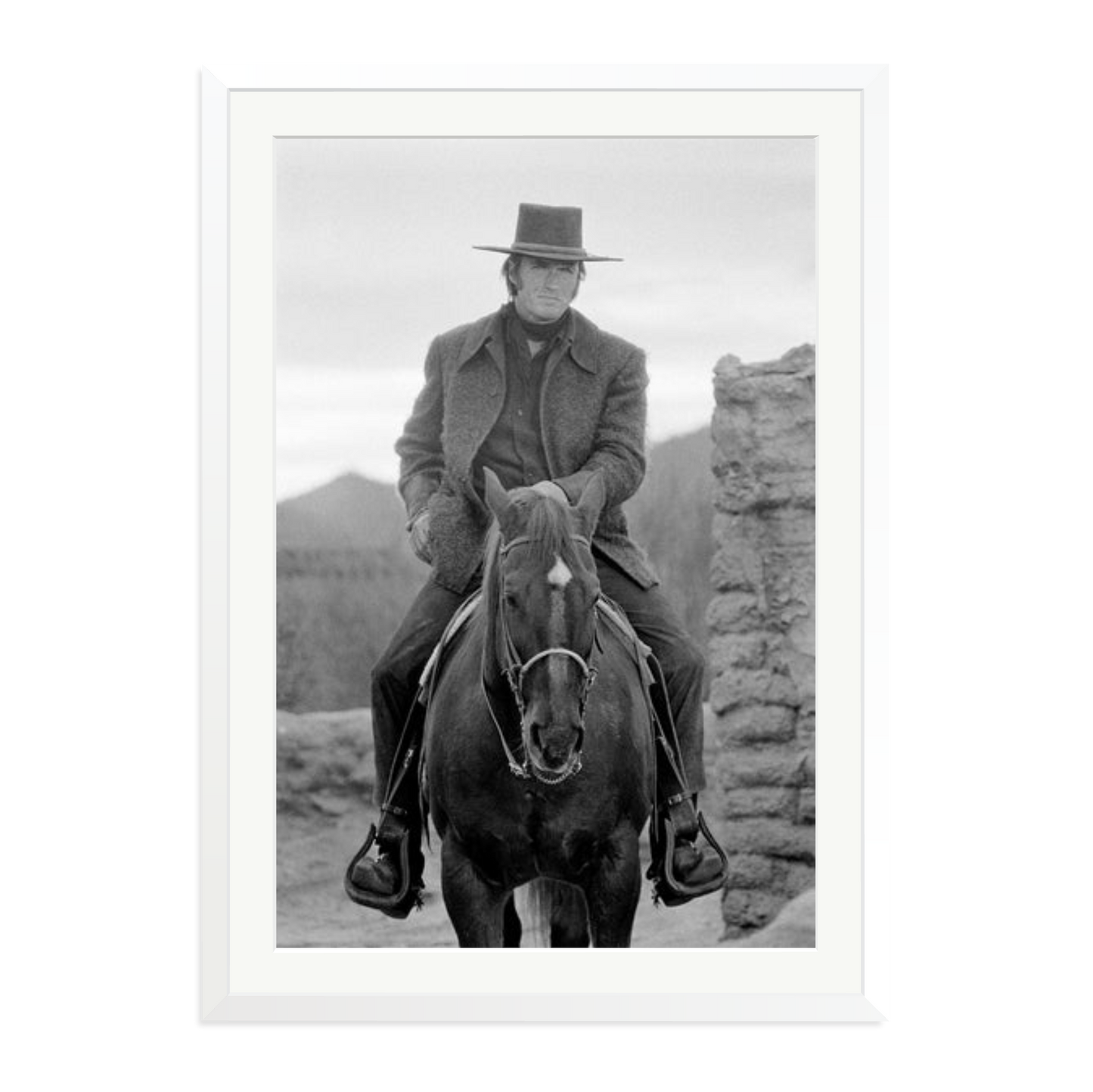 Clint Eastwood On Horse