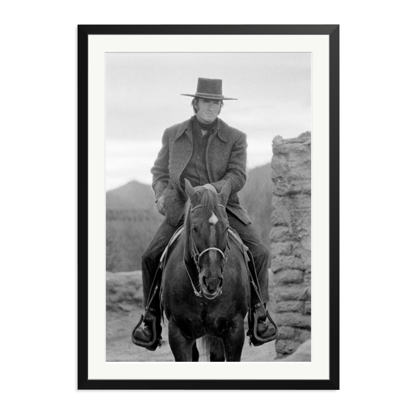 Clint Eastwood On Horse