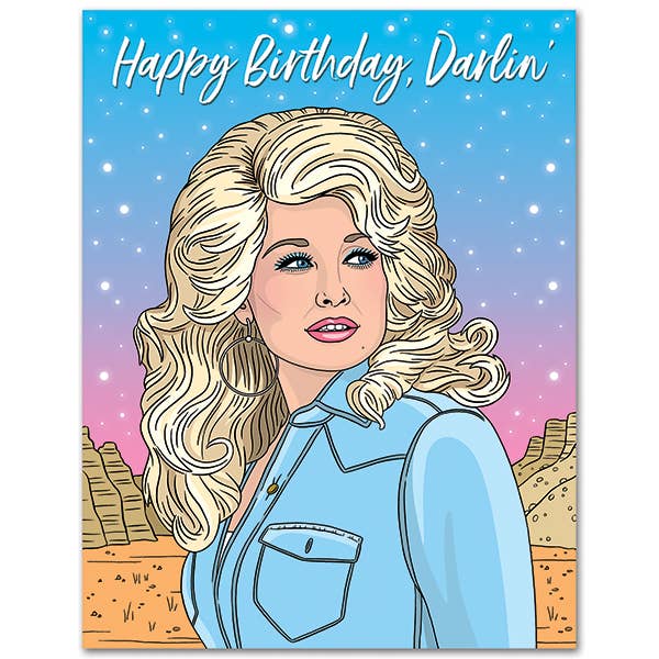 Dolly Happy Birthday Darlin' Card