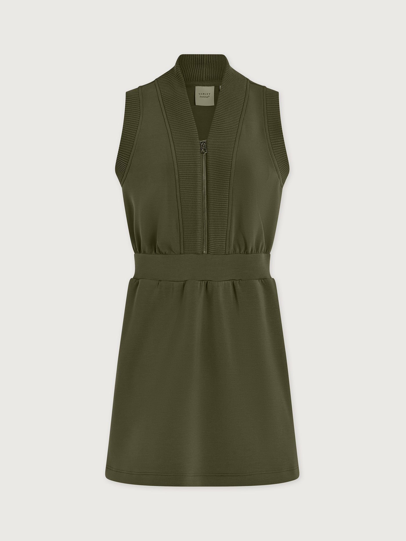 Varley - Polyanna Half Zip Dress - Thyme