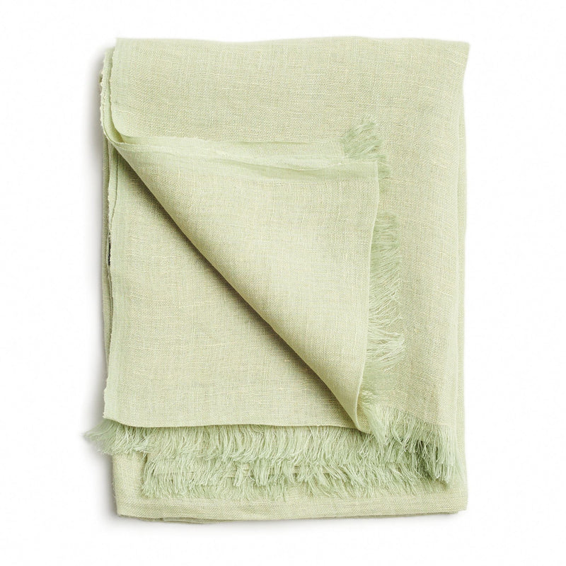 Coco Brown Hand Woven Linen Scarf